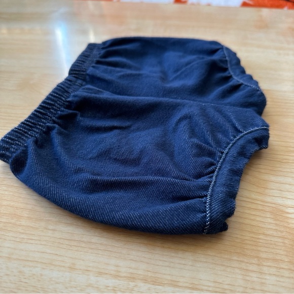 Garanimals Bubble Bow Knit Shorts in Dark Denim Blue - Size 6-9 Months - Picture 9 of 12